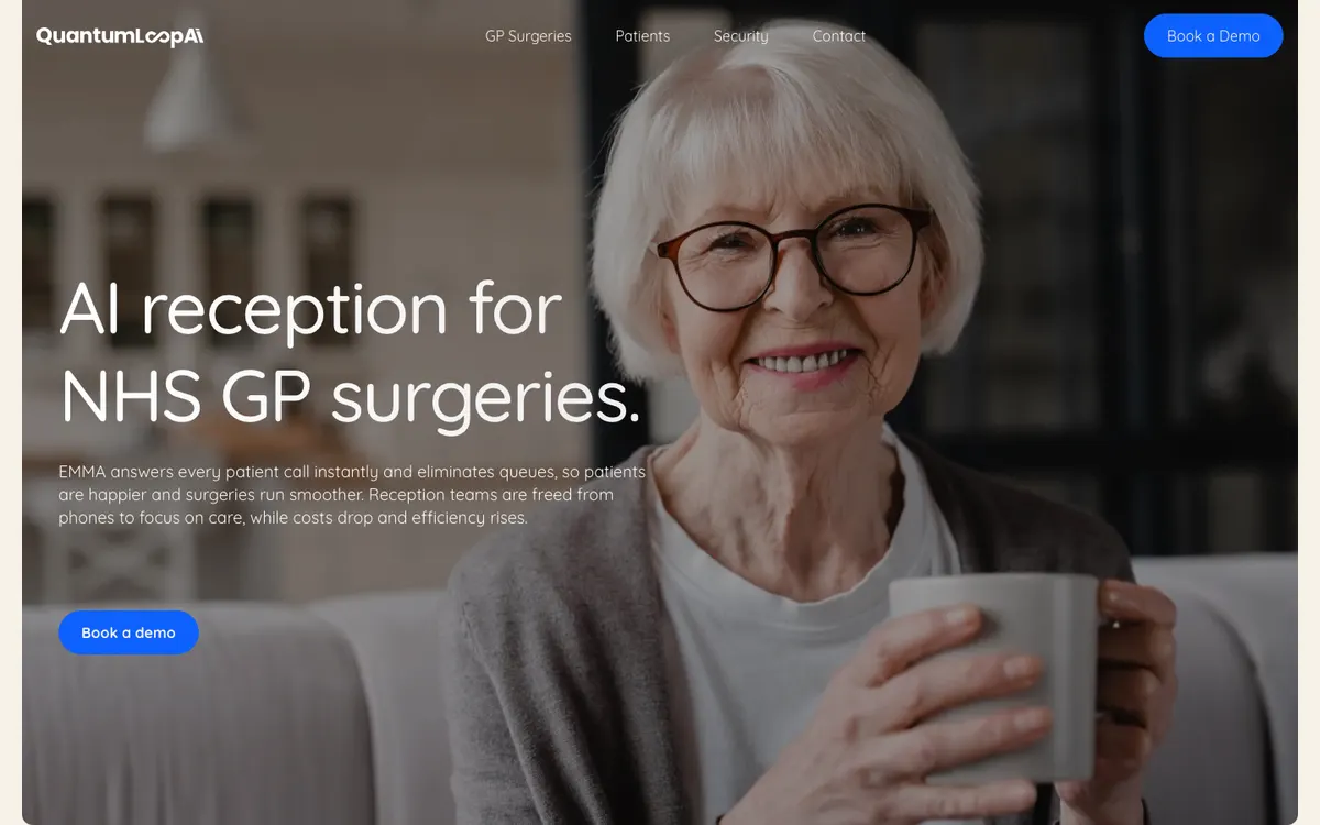 EMMA by QuantumLoopAI homepage