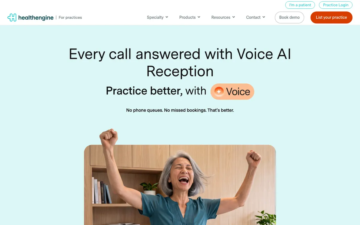 Helen by Healthengine homepage