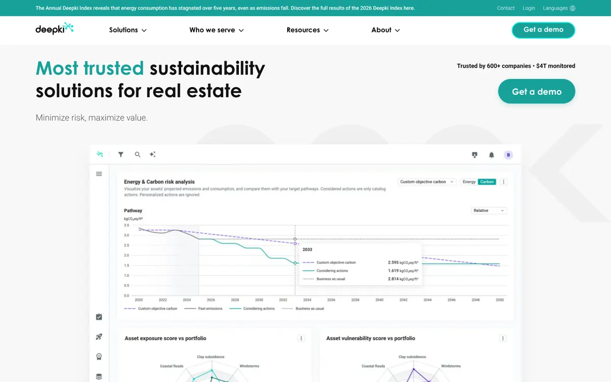 Deepki homepage