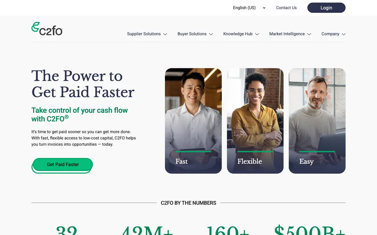 C2FO homepage